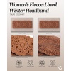 image:imageFunky Junque Exclusives Womens Headwrap and Ear Warmer  Taupe  CrochetTaupe  Crochet