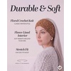 image:imageFunky Junque Exclusives Womens Headwrap and Ear Warmer  Taupe  CrochetTaupe  Crochet