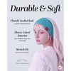 image:imageFunky Junque Exclusives Womens Headwrap and Ear Warmer  Taupe  CrochetTeal  Crochet