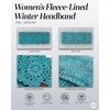image:imageFunky Junque Exclusives Womens Headwrap and Ear Warmer  Taupe  CrochetTeal  Crochet