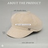 image:imageFunky Junque Womens Newsboy Cabbie Cap Vintage Baker Boy HatChenille Knit  Beige