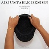 image:imageFunky Junque Womens Newsboy Cabbie Cap Vintage Baker Boy HatChenille Knit  Black