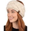 Beige - Braided Chunky Knit