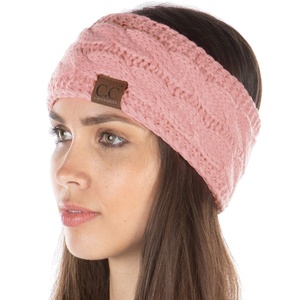 image:imageFunky Junque Exclusives Womens Headwrap and Ear Warmer  Taupe  CrochetIndi Pink