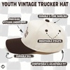 image:imageFunky Junque Adult Infant amp Kid Vintage TwoTone Embroidered Trucker Hat 3 Pack Bundle  Excuse me You Look Like You Love Me BrownBeige