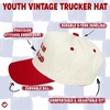 image:imageFunky Junque Adult Infant amp Todder Vintage TwoTone Embroidered Trucker Hat 3 Pack Bundle  Put It On Santas Tab  RedBeige