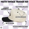 image:imageFunky Junque Infant Todder amp Kid Vintage TwoTone Embroidered Trucker Hat 3 Pack Bundle  Howdy Upside Down  BlackBeige