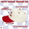 image:imageFunky Junque Infant Todder amp Kid Vintage TwoTone Embroidered Trucker Hat 3 Pack Bundle  Put It On Santas Tab  RedBeige