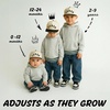 image:imageFunky Junque Infant amp Kid Vintage TwoTone Embroidered Trucker Hat 2 Pack Bundle  Howdy Upside Down  BlackBeige