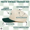 image:imageFunky Junque Infant amp Toddler Vintage TwoTone Embroidered Trucker Hat 2 Pack Bundle  Slow Morning Club  ForestBeige