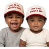 image:imageFunky Junque Infant amp Toddler Vintage TwoTone Embroidered Trucker Hat 2 Pack Bundle  Put It On Santas Tab  RedBeige
