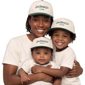 image:imageFunky Junque Adult Infant amp Toddler Vintage TwoTone Embroidered Trucker Hat 3 Pack Bundle  Slow Morning Club  ForestBeige