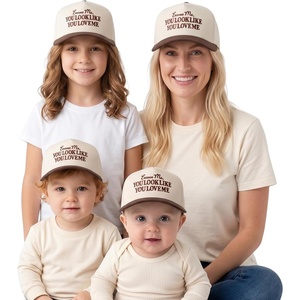 image:imageFunky Junque Adult Kid Infant amp Toddler Vintage TwoTone Embroidered Trucker Hat 4 Pack Bundle  Excuse me You Look Like You Love Me BrownBeige