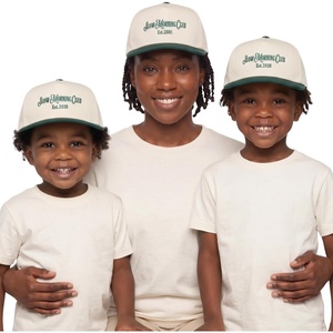 image:imageFunky Junque Adult Toddler amp Kid Vintage TwoTone Embroidered Trucker Hat 3 Pack Bundle  Slow Morning Club  ForestBeige