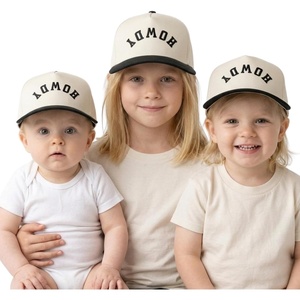image:imageFunky Junque Infant Todder amp Kid Vintage TwoTone Embroidered Trucker Hat 3 Pack Bundle  Howdy Upside Down  BlackBeige