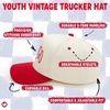 image:imageFunky Junque Infant Toddler amp Kid Vintage TwoTone Embroidered Trucker Hat 3 Pack Bundle  Chicago  RedBeige