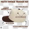 image:imageFunky Junque Infant amp Toddler Vintage TwoTone Embroidered Trucker Hat 2 Pack Bundle  Country Cowboy  BeigeBrown