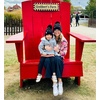image:imageFunky Junque Matching 2 Pack Sequin Beanie wFaux Fur Pom  AdultToddler  Black