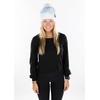 image:imageFunky Junque Matching 2 Pack Sequin Beanie wFaux Fur Pom  AdultToddler  White