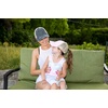 image:imageMommy amp Me Matching Criss Cross Baseball Cap  2 Pack Mom White