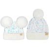 image:imageFunky Junque Matching 2 Pack InfantToddler Pom Sequin Beanie  White