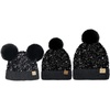 image:imageFunky Junque Matching 3 Pack Mommy amp Me Matching Sequin Beanie  AdultToddlerInfant  Black