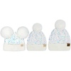 image:imageFunky Junque Matching 3 Pack Mommy amp Me Matching Sequin Beanie  AdultToddlerInfant  White